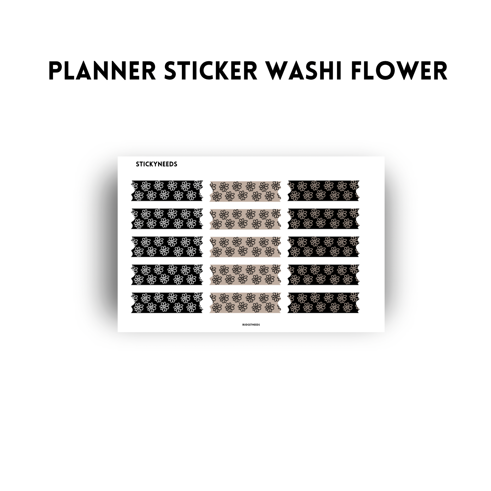 Planner Sticker Sheet - Budget Needs