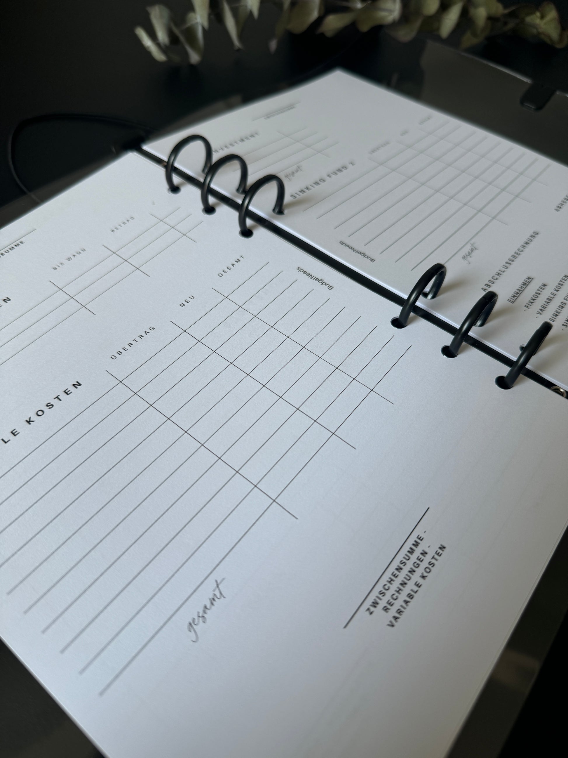 Finanzplaner A5 - Einlagen - Budget Needs