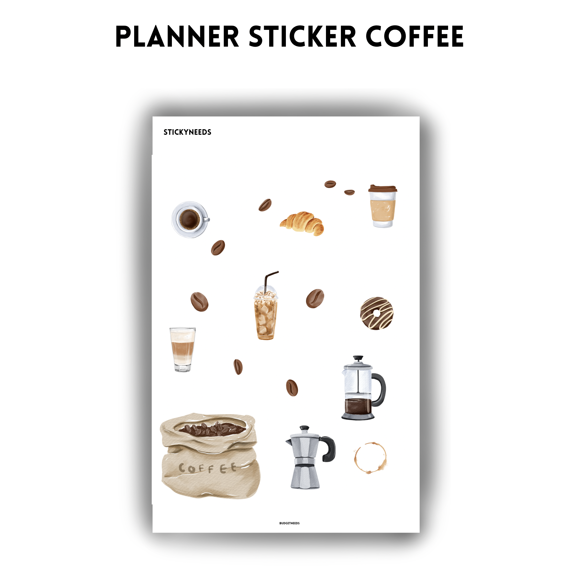 Planner Sticker Sheet - Budget Needs