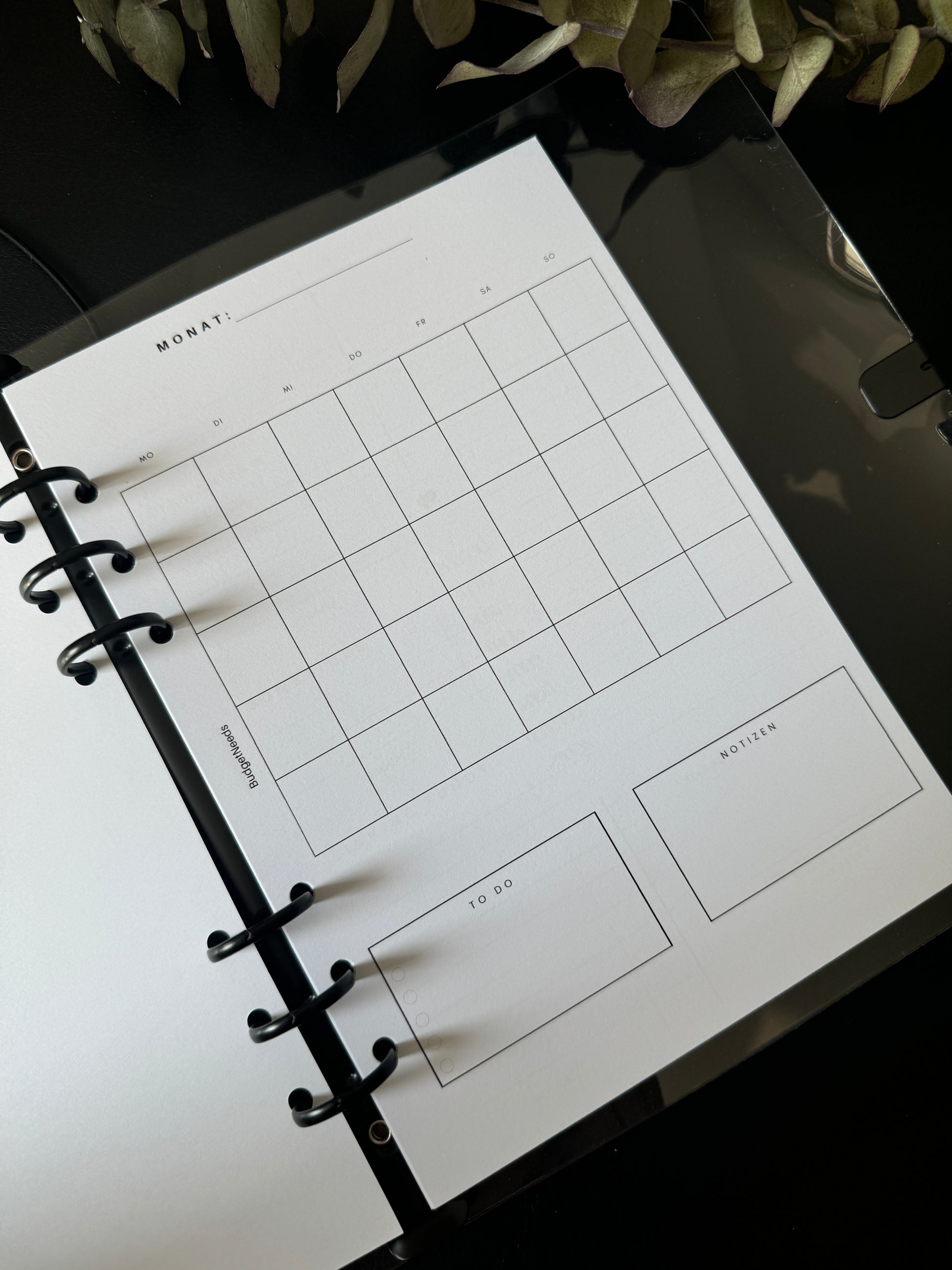 Finanzplaner A5 - Einlagen - Budget Needs