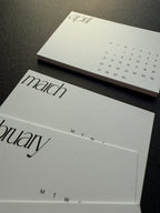 Kalender Karten-Sets 2026 WHITE