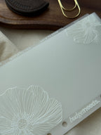 Personalisierter Umschlag PREMIUM| Tab WHITE FLOWER BIG