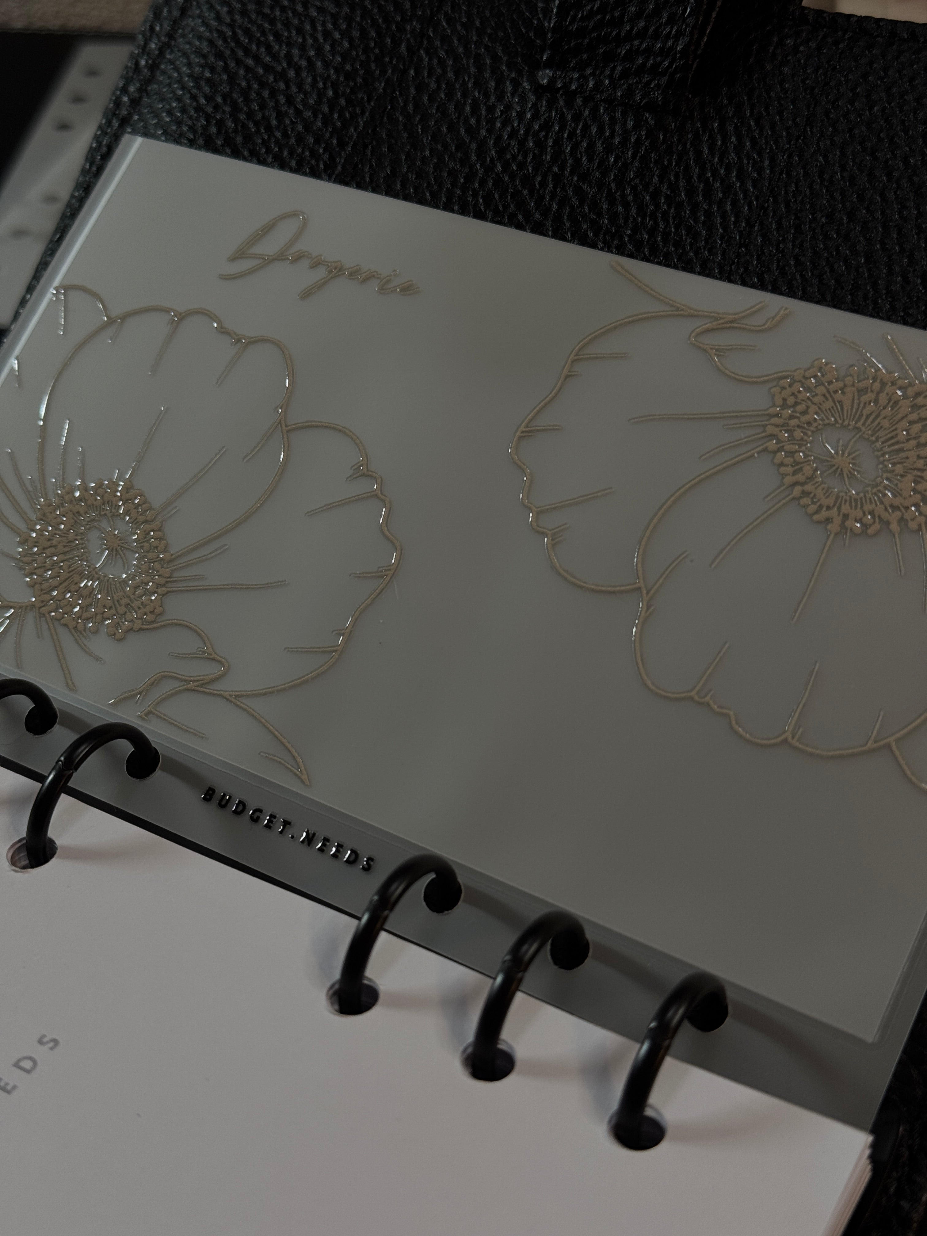Personalisierter Umschlag PREMIUM | 3D FLOWER - Budget Needs