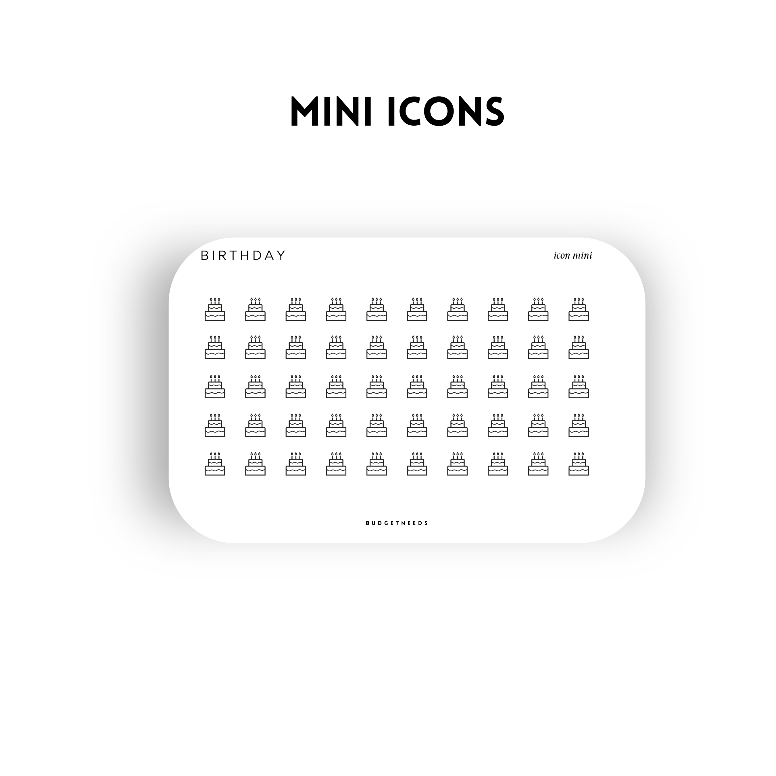 Mini Icon BIRTHDAY