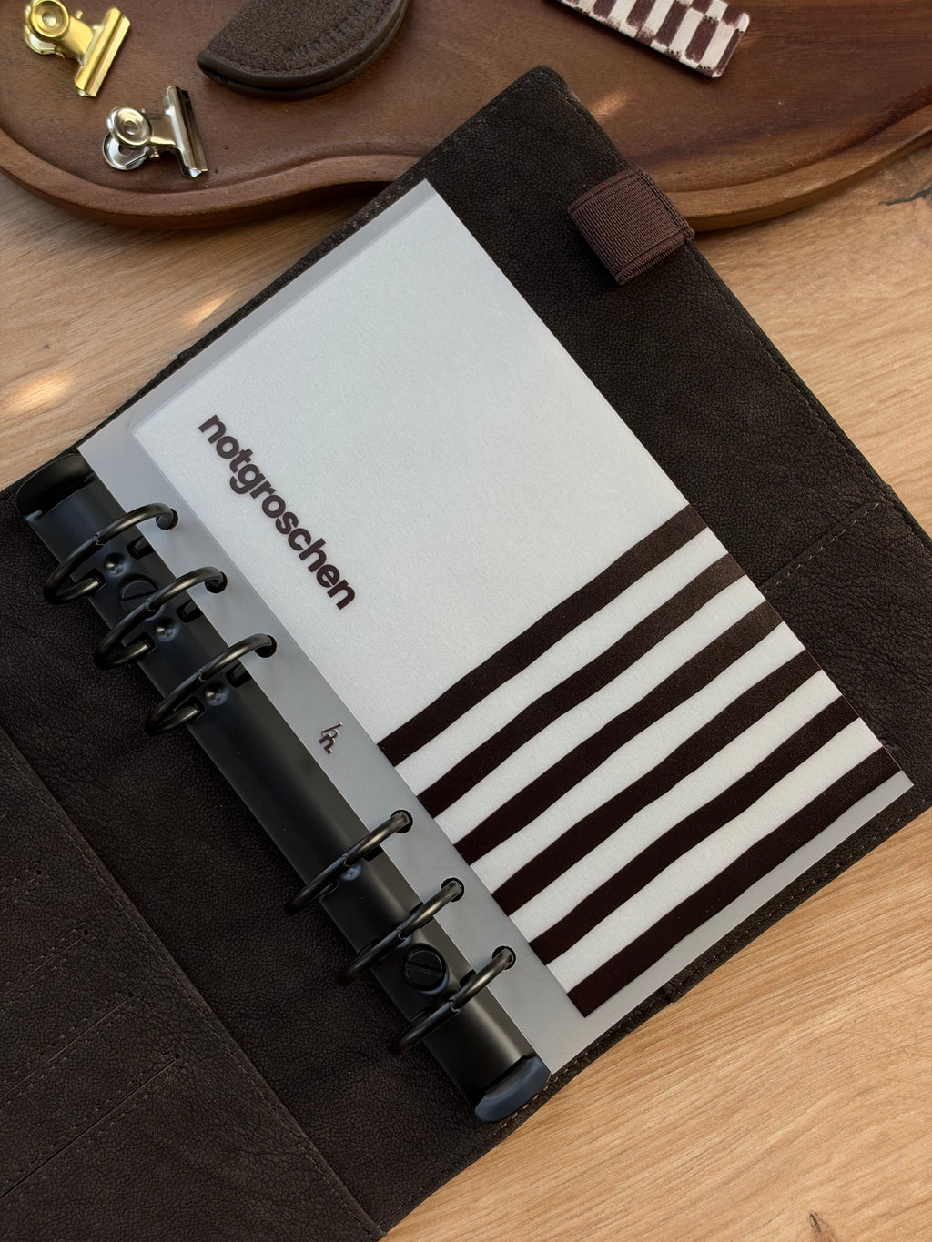 Umschlag PREMIUM "lines burgundy"