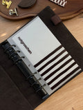 Umschlag PREMIUM "lines burgundy"