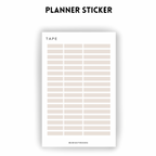 Planner Sticker Sheet WASHI