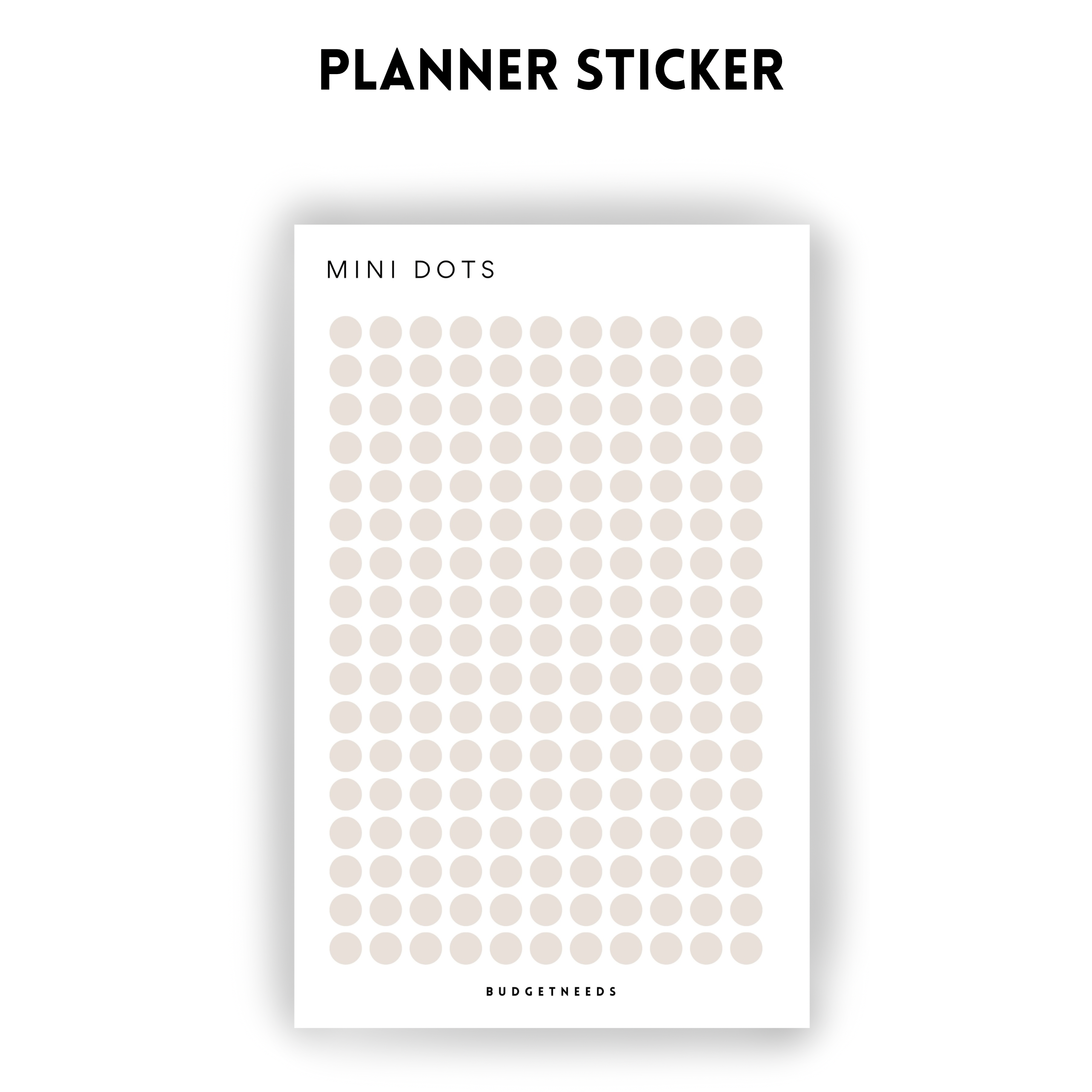 Planner Sticker Sheet WASHI