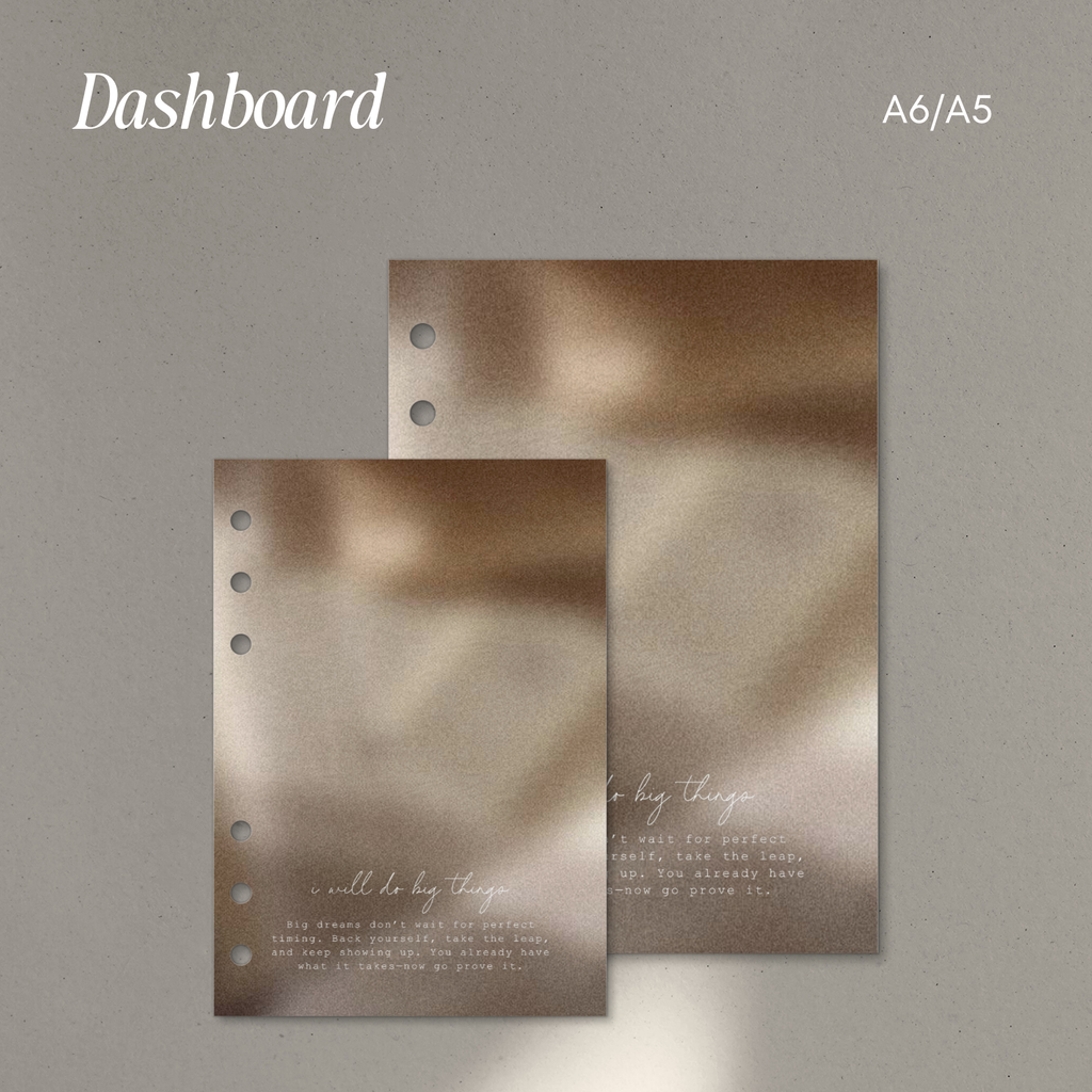 Dashboard Planer „Deep Reset“