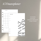 Finanzplaner A5 - Einlagen