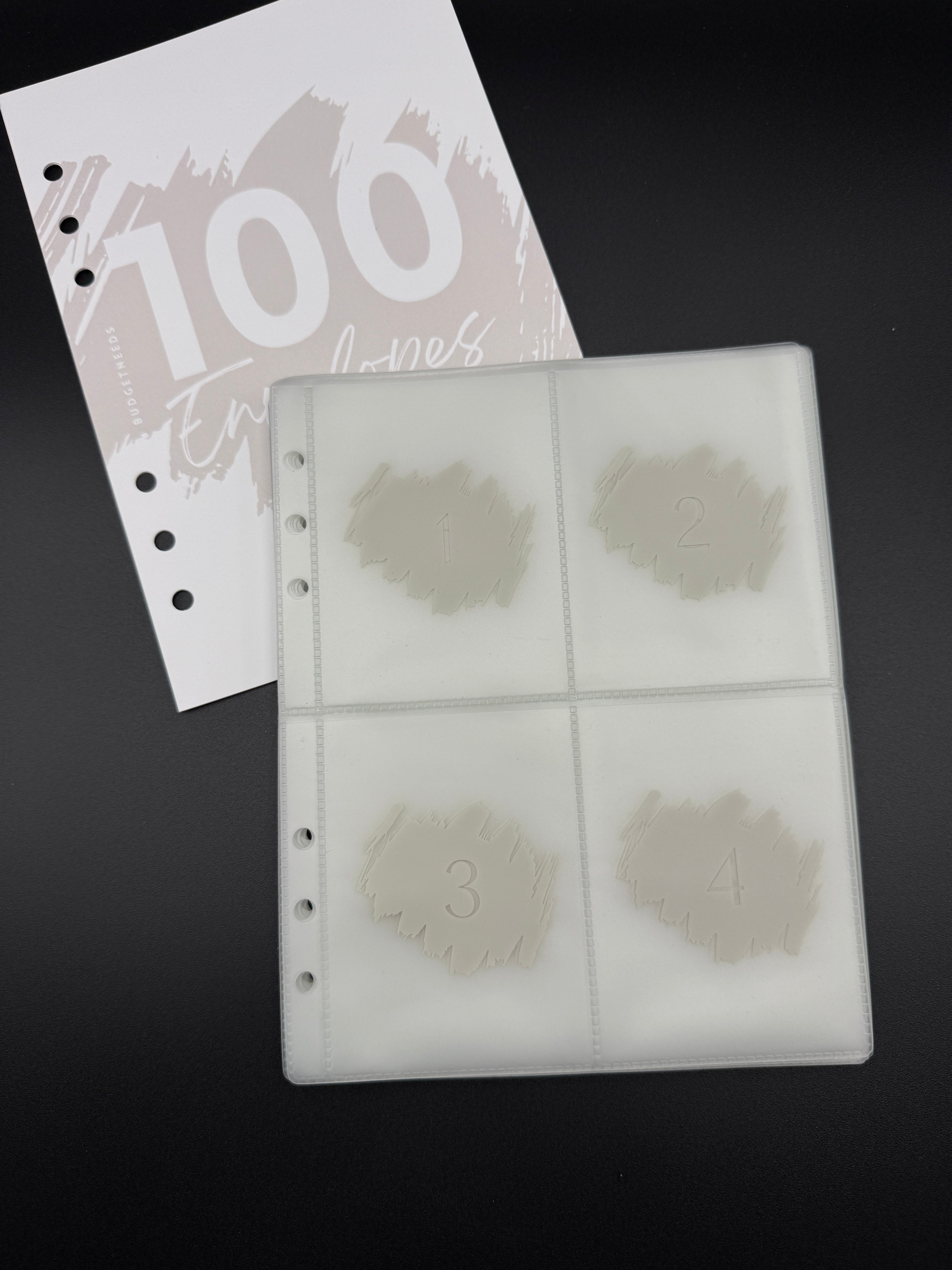 100 Envelope Saving Challenge A5