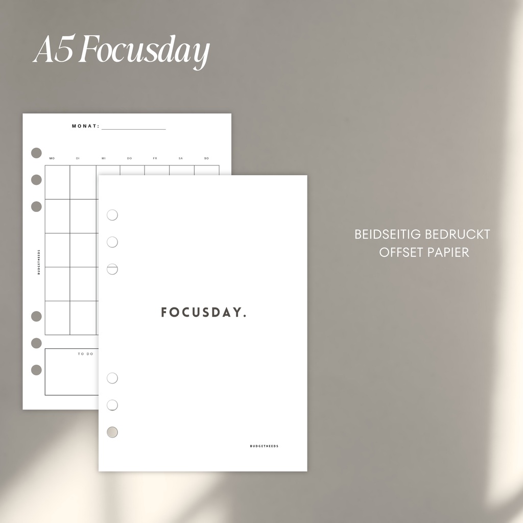 Focusday A5- Einlagen