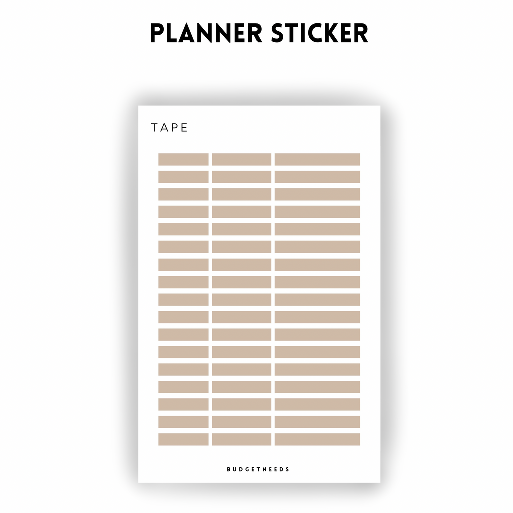 Planner Sticker Sheet WASHI