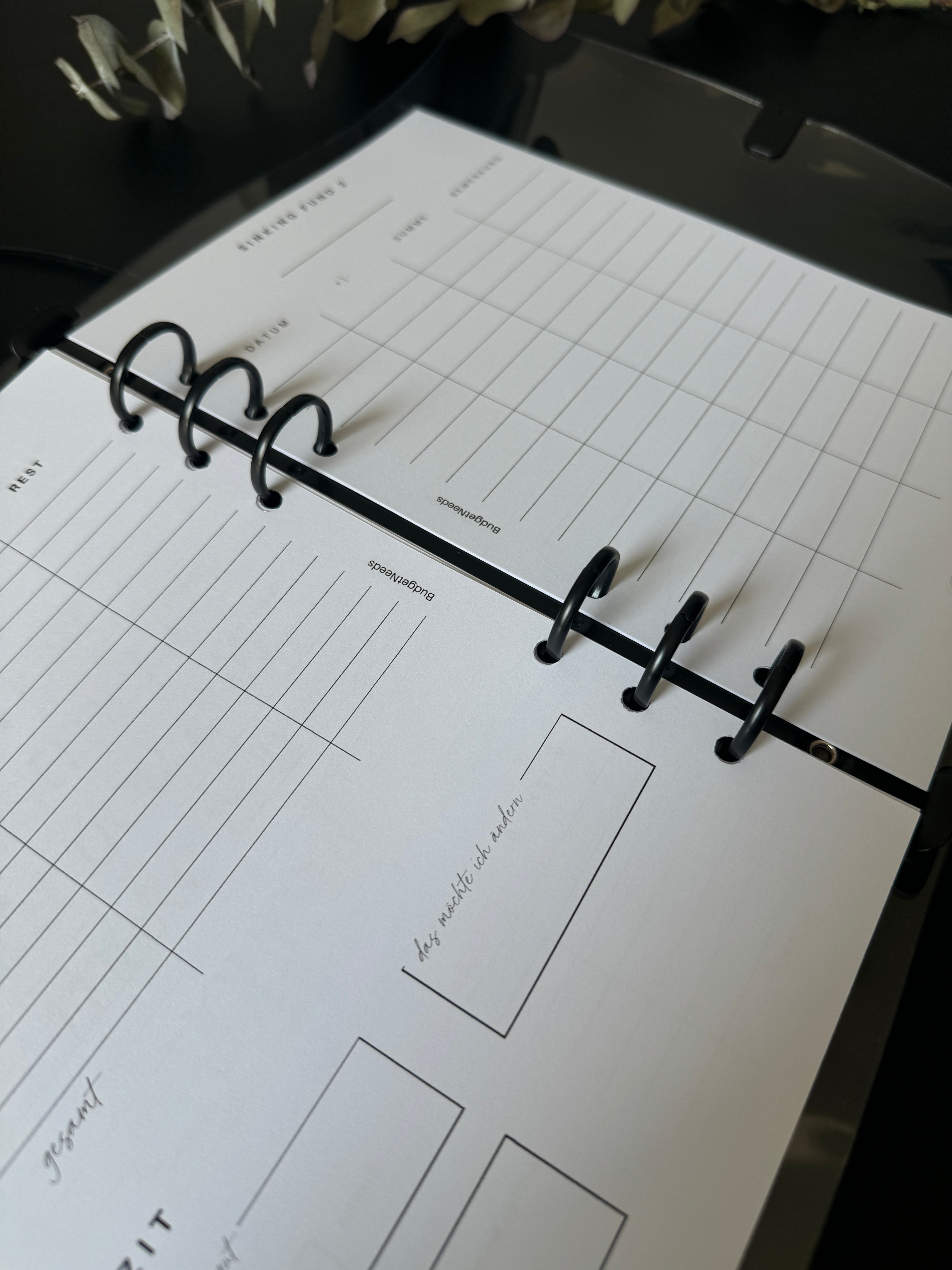Finanzplaner A5 - Einlagen - Budget Needs