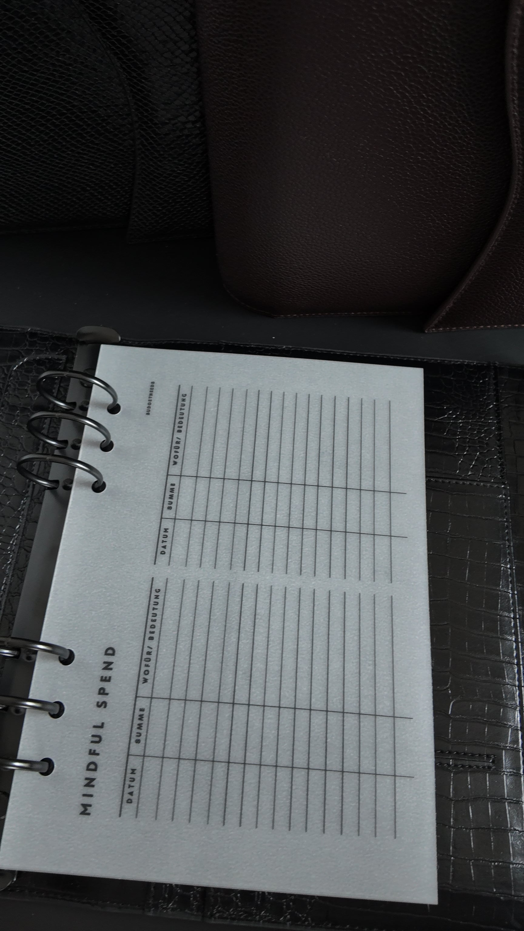 Mindful Spend Tracker A5