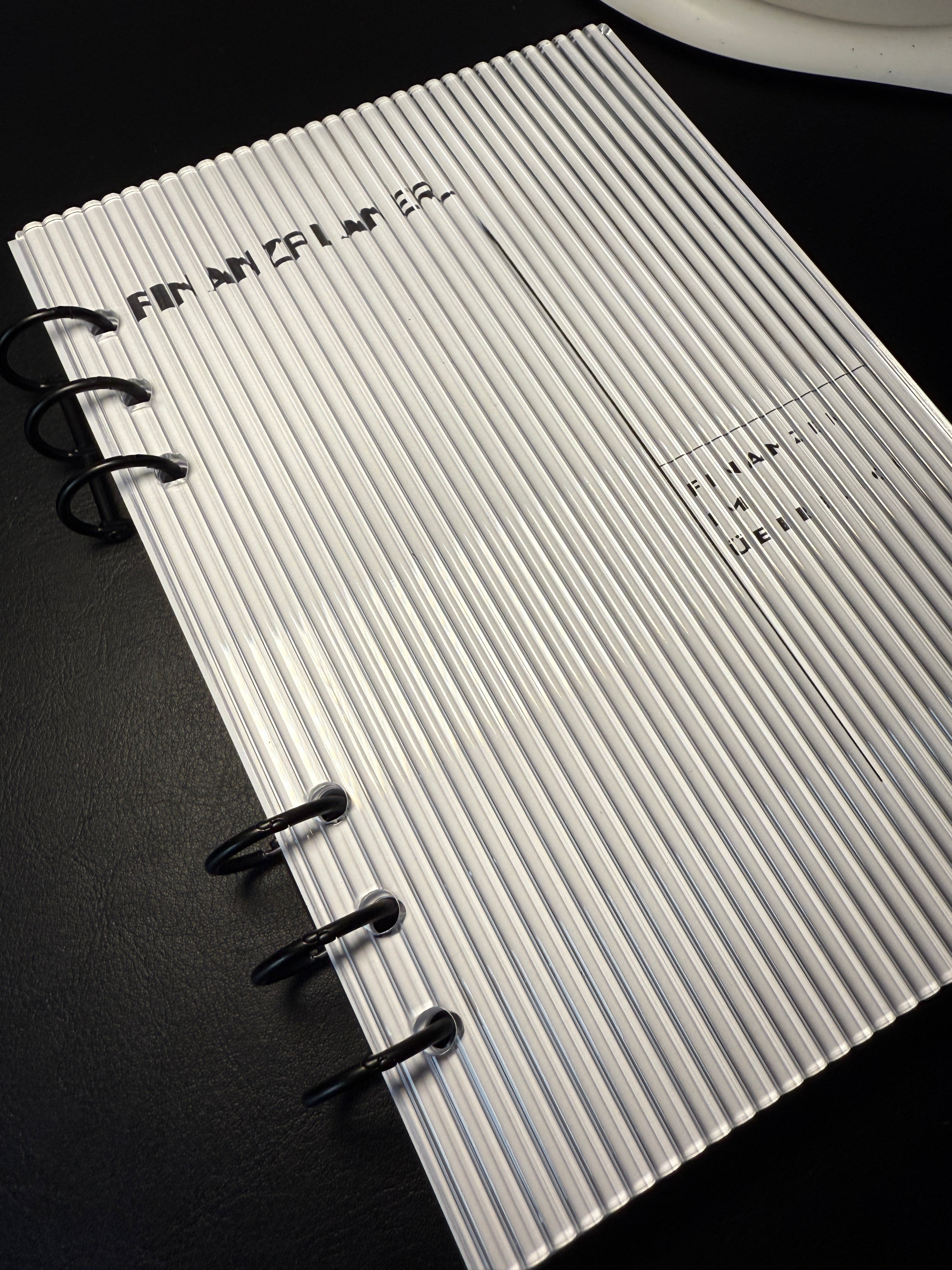 Acrylic Financial Planner A5 - Set