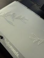 Personalisierter Umschlag PREMIUM| Tab WHITE FLOWER