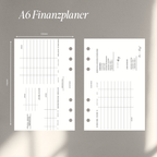 Finanzplaner A6 - Einlagen