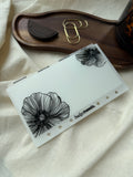 Personalized envelope PREMIUM| Tab BLACK FLOWER BIG