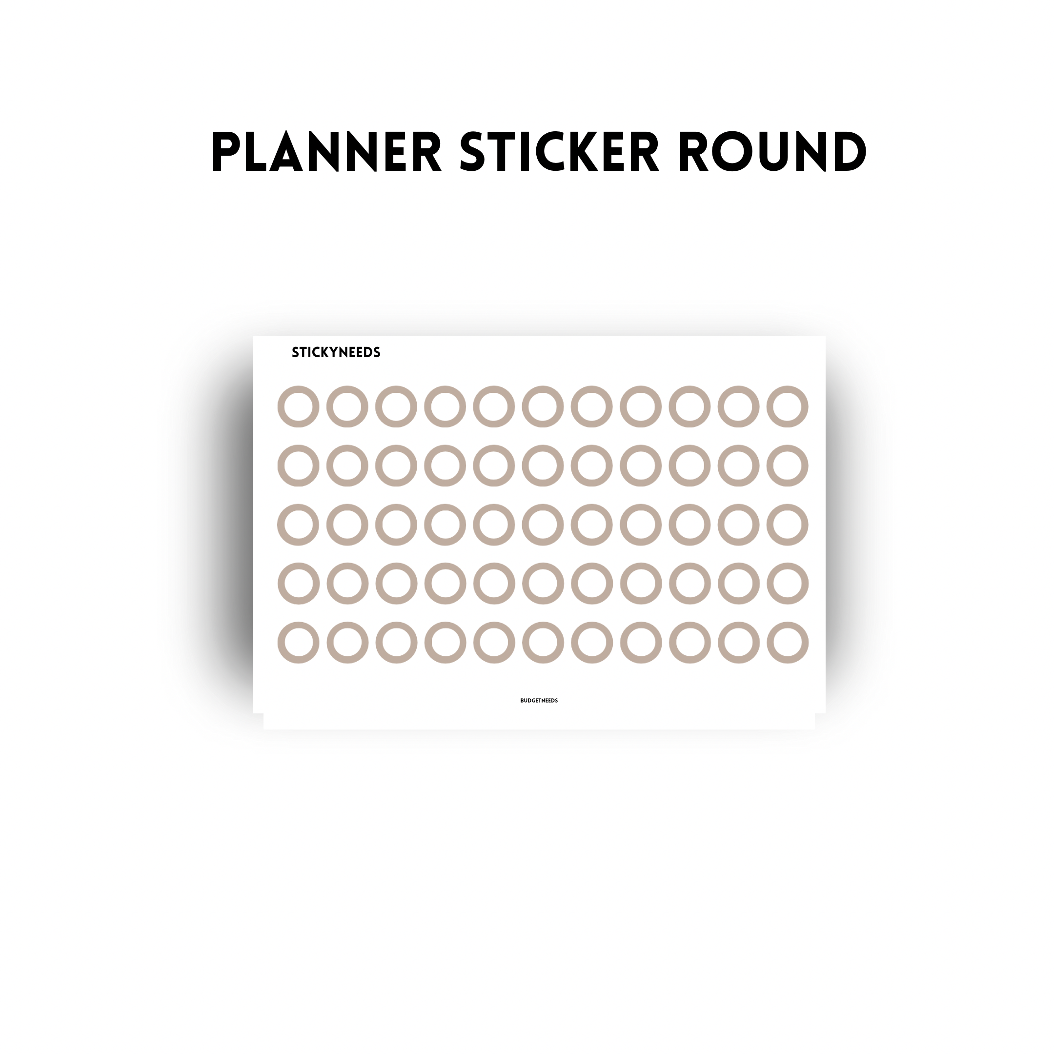 Planner Sticker Sheet - Budget Needs
