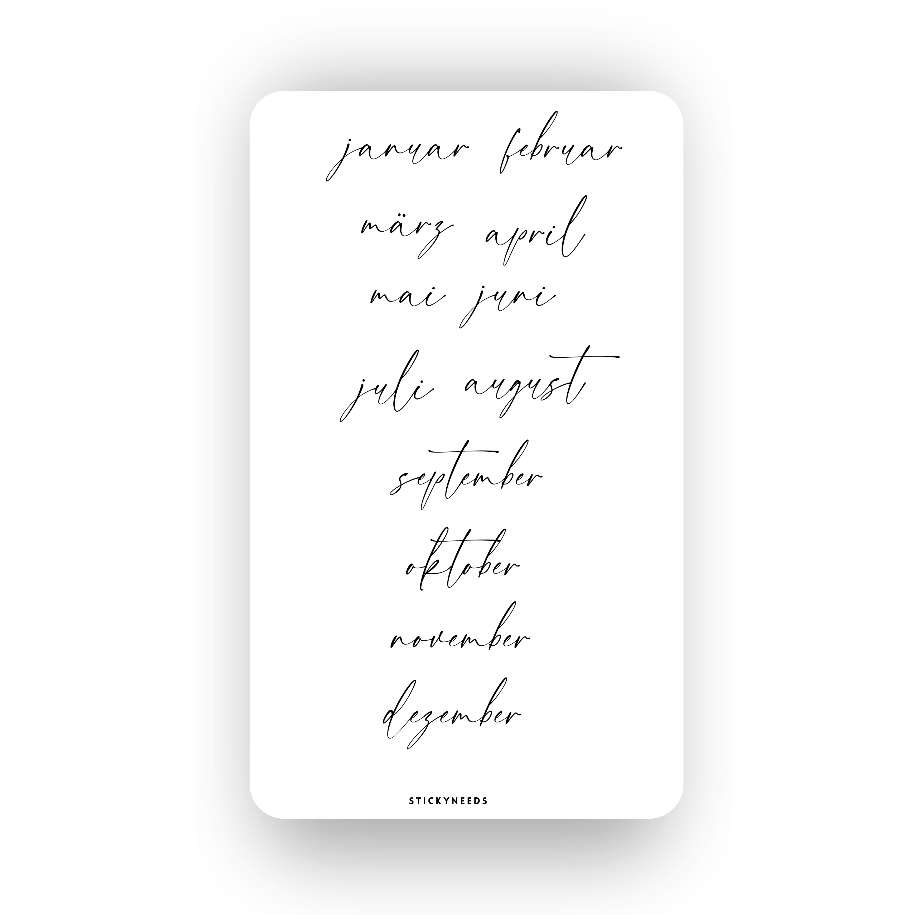 Planner Sticker Sheet
