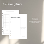Finanzplaner A5 - Einlagen