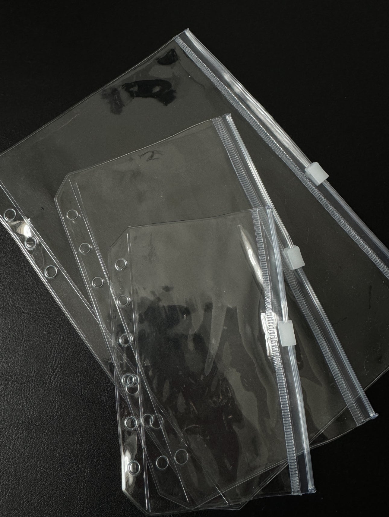 Zipper Umschlag | A6 | A7 | A5 | Transparent - Budget Needs