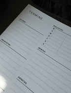 Wochenplaner A5 - Einlagen - Budget Needs