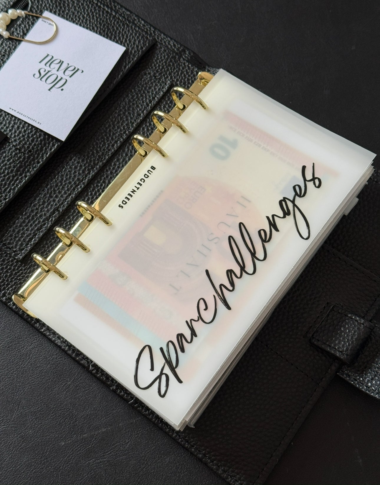 Premium Deckblatt | KATEGORIEN - Budget Needs