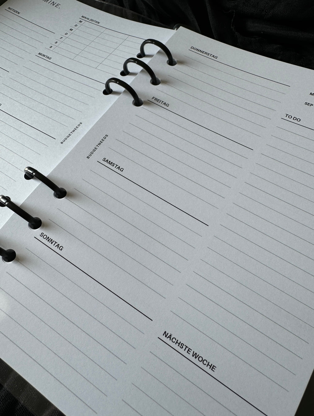 Wochenplaner A5 - Einlagen - Budget Needs