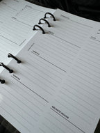 Wochenplaner A5 - Einlagen - Budget Needs