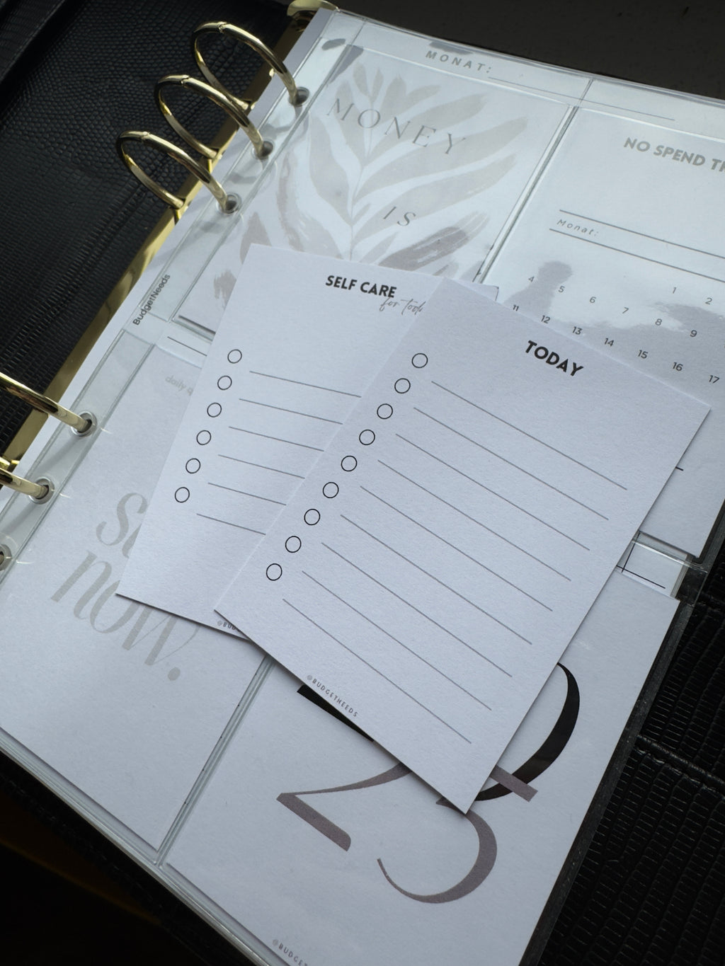 Dashboard Clear A5 - Budget Needs