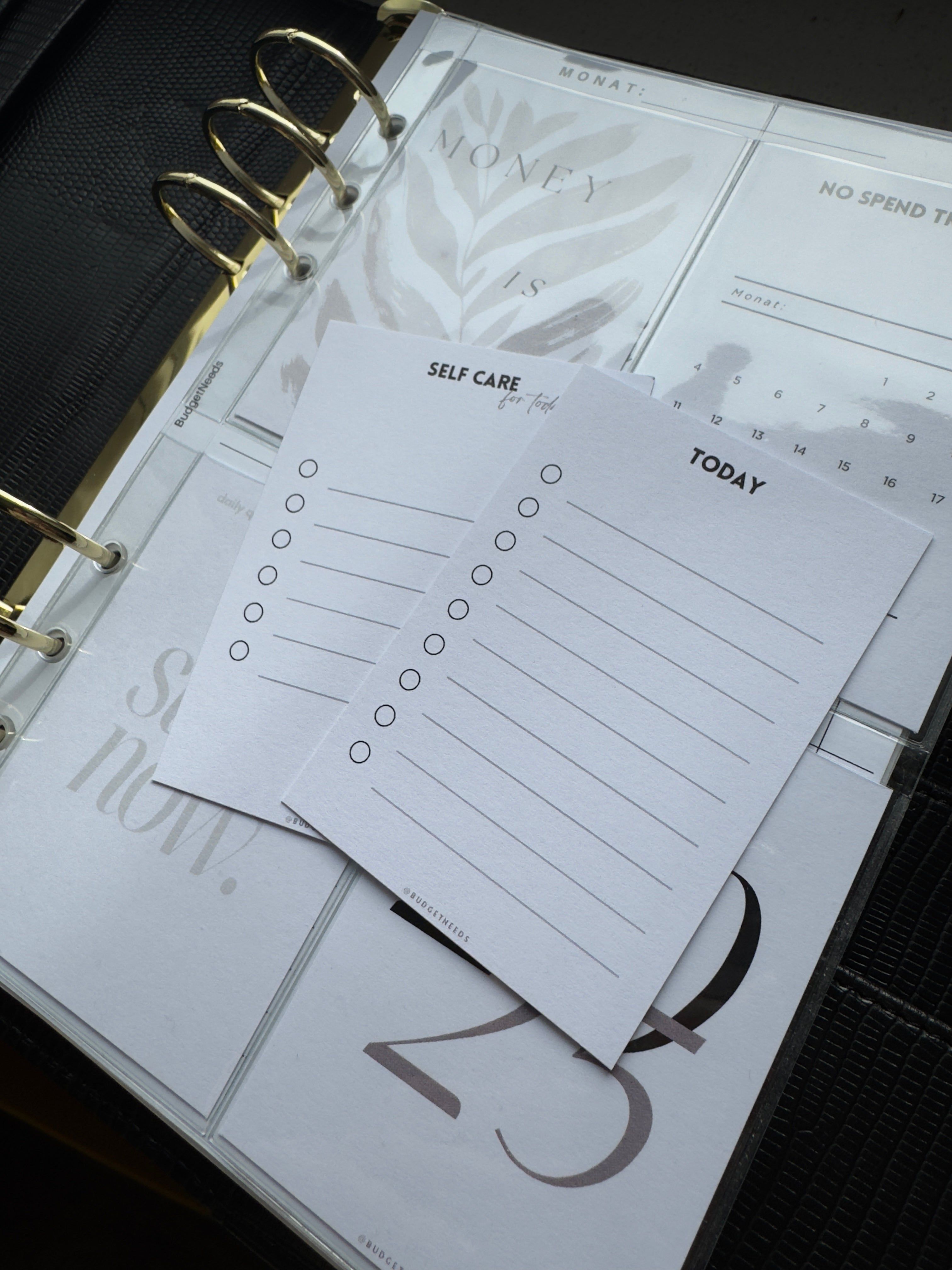 Dashboard Clear A5 - Budget Needs