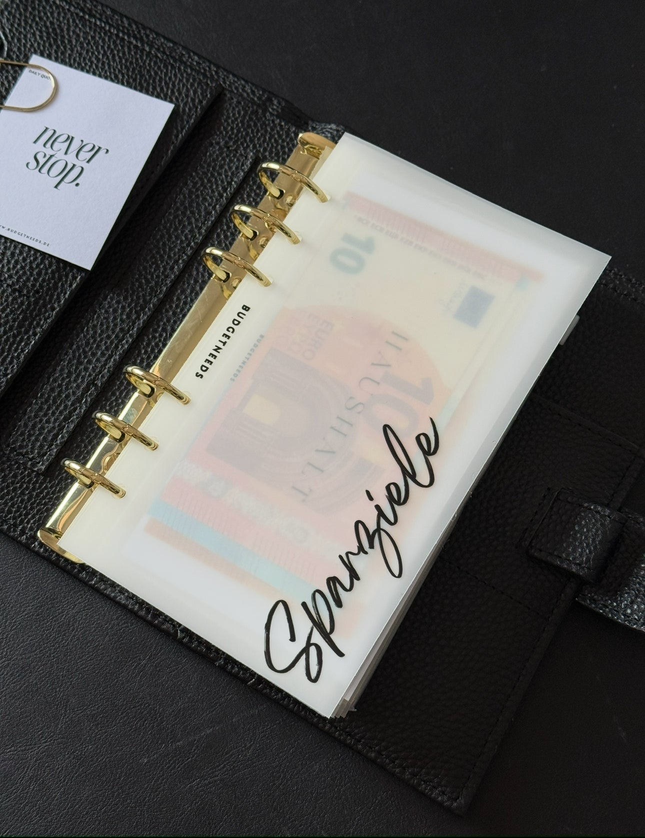 Premium Deckblatt | KATEGORIEN - Budget Needs