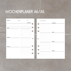 Wochenplaner undatiert