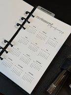 Wochenplaner A6 - Einlagen - Budget Needs