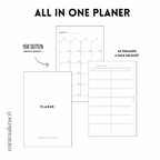 All in One Planer A5 - Einlagen - Budget Needs