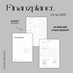 B-Ware Finanzplaner Einlagen A5 - Budget Needs