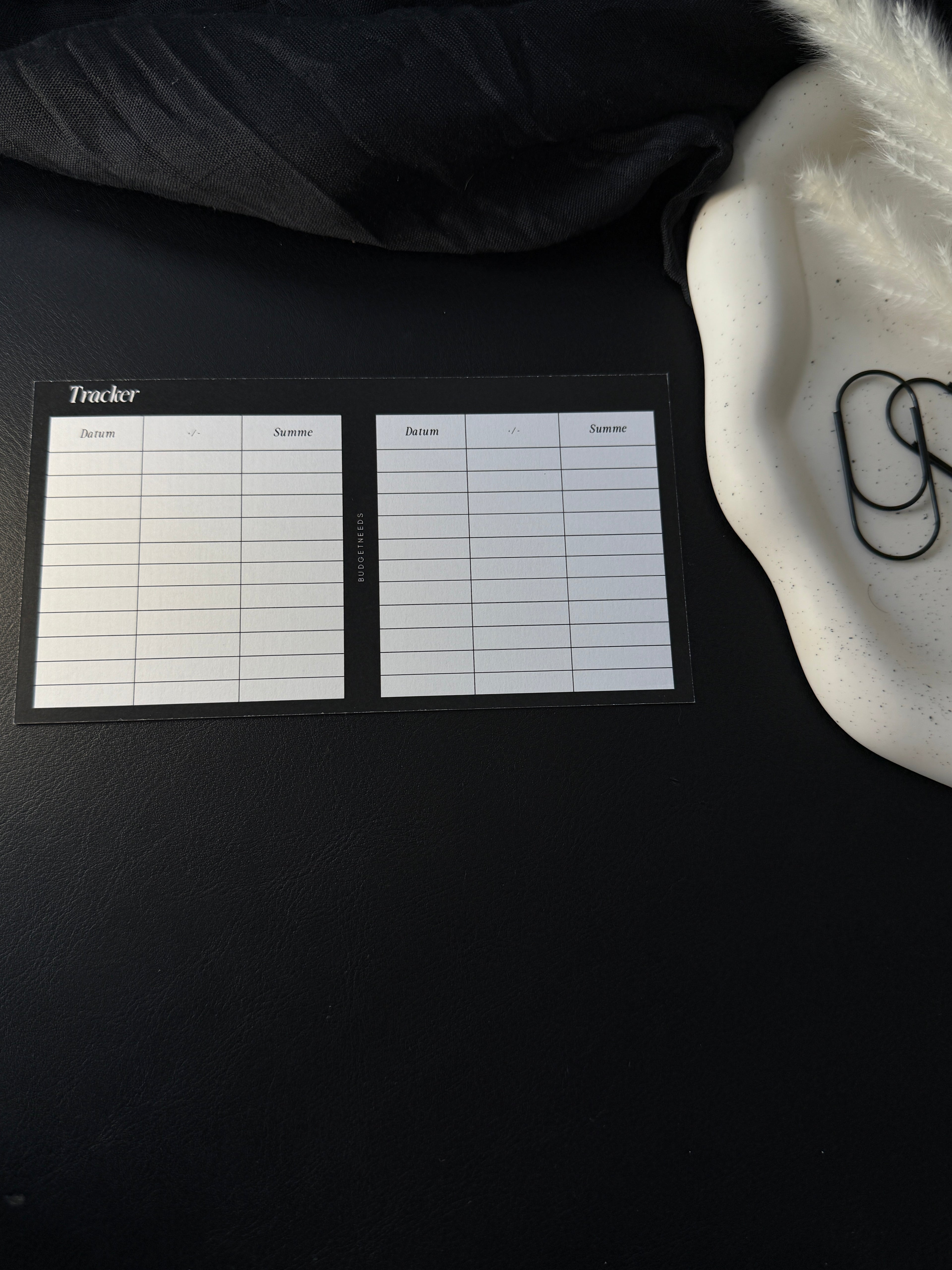 Budget Tracker for Envelopes DOUBLE-SIDED | A6