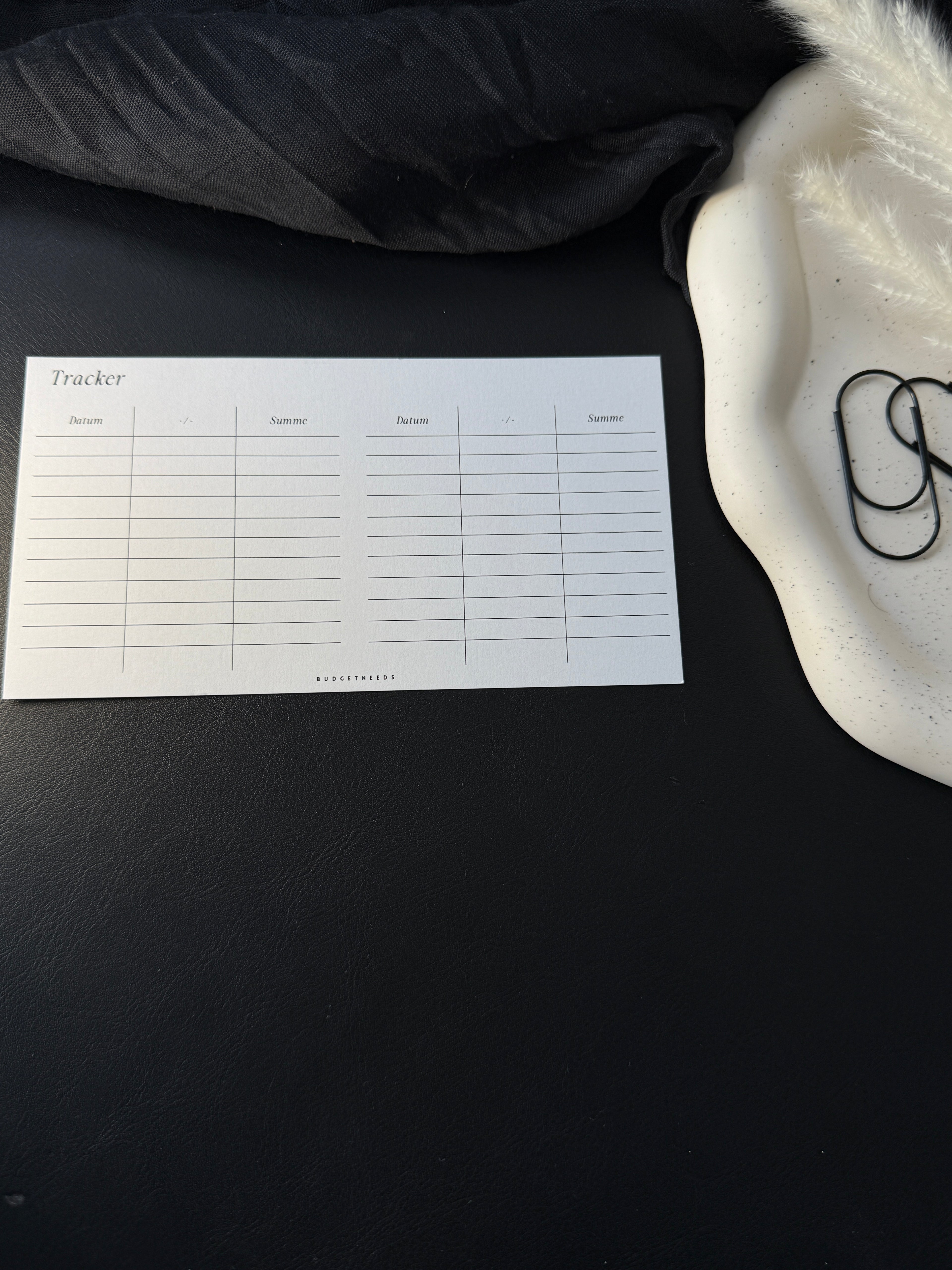 Budget Tracker for Envelopes DOUBLE-SIDED | A6
