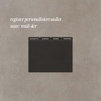Personalisierte Register BLACK WALLET MIDI 4er