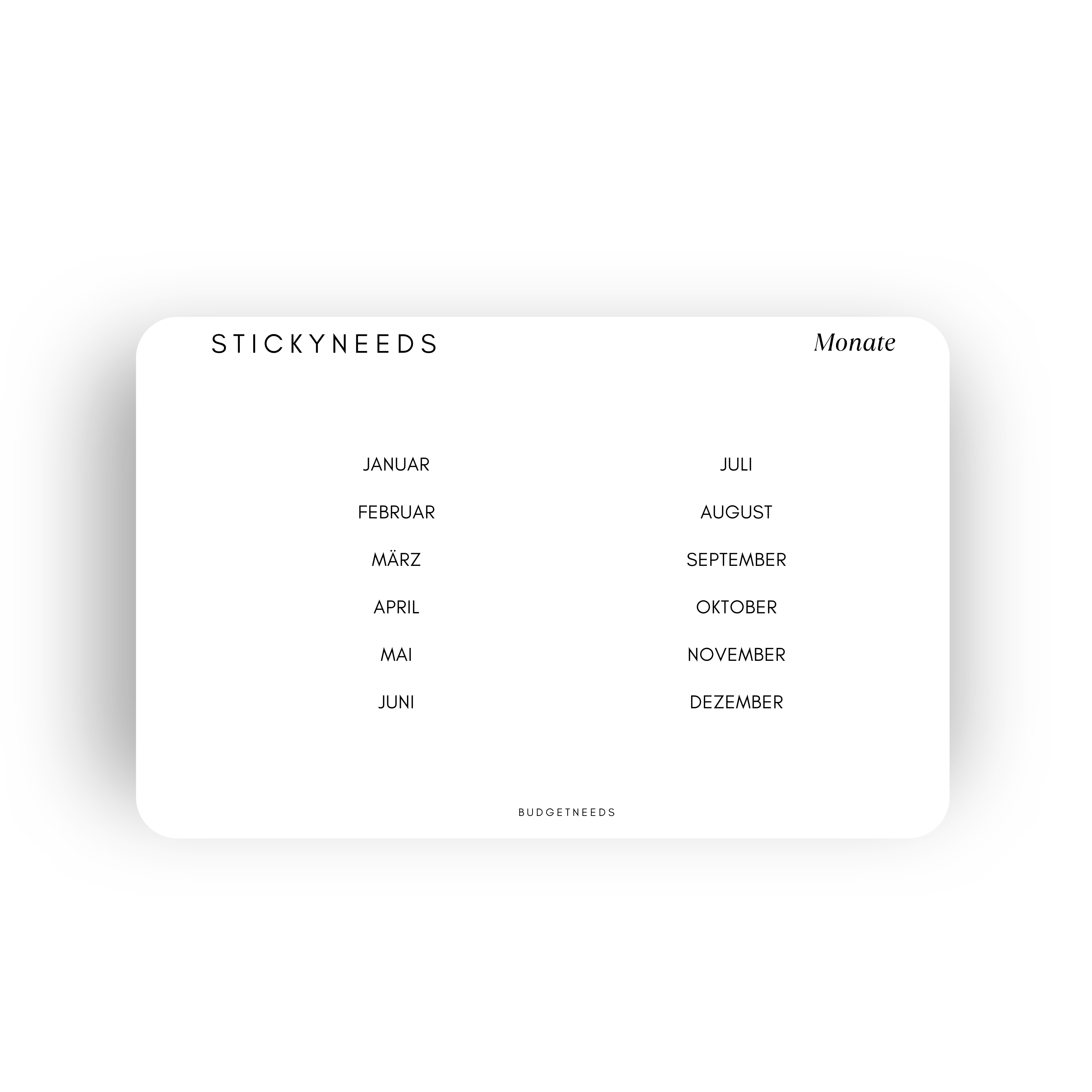 Planner Sticker Sheet