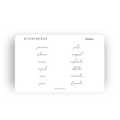 Planner Sticker Sheet Monate