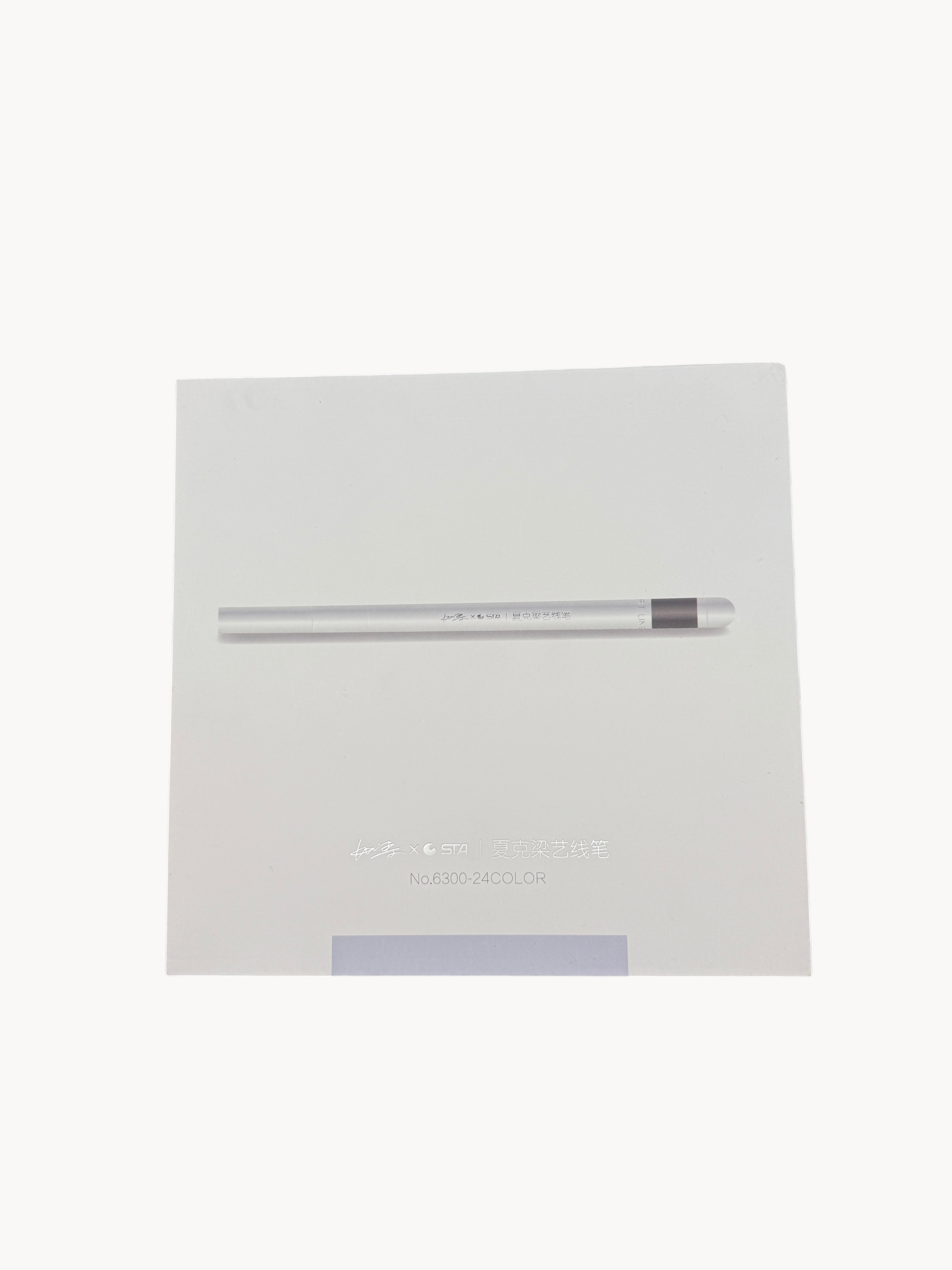 BUDGETNEEDS STA Art Liner 24-piece fineliner set in a white presentation box for sketching and handlettering